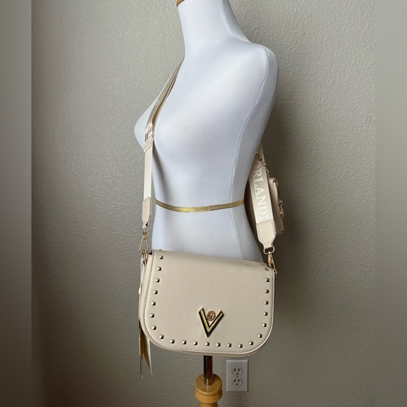 Valentino Orlandi Handbags - NWT Valentino Orlando Vegan Leather Crossbody with Wallet